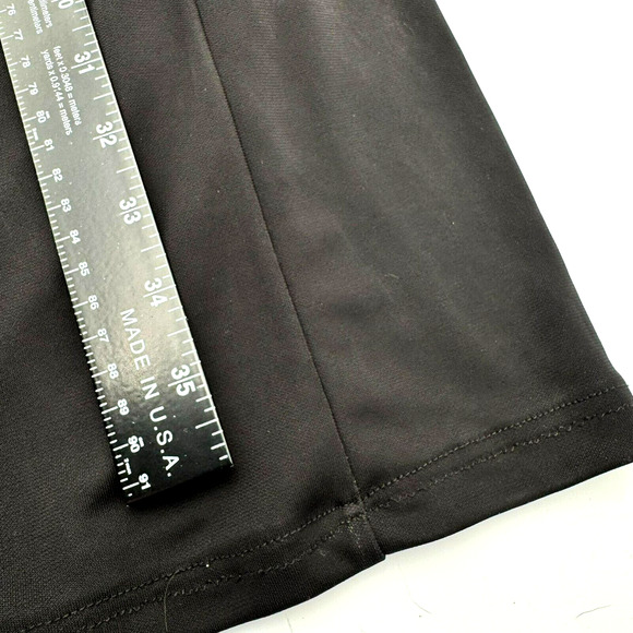 TALBOTS Women's XL Black White Tie 3/4 Sleeve‎ Sheath Dress Professional Stretch - Picture 8 of 8